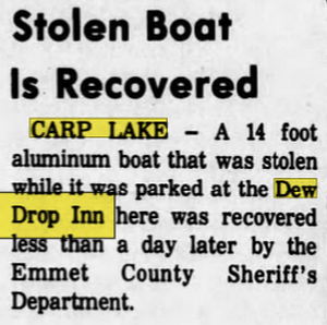 Dew Drop Inn - Jun 17 1975 Article (newer photo)